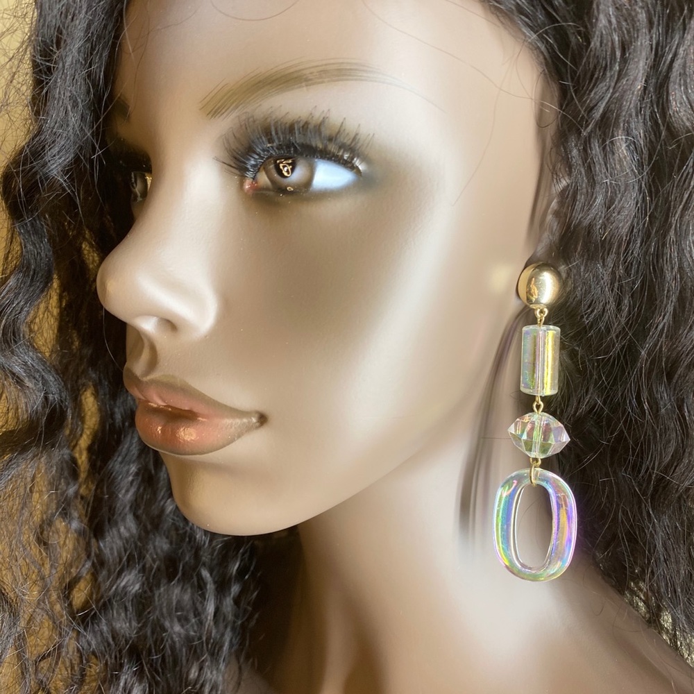 Iridescent Dangling Earrings